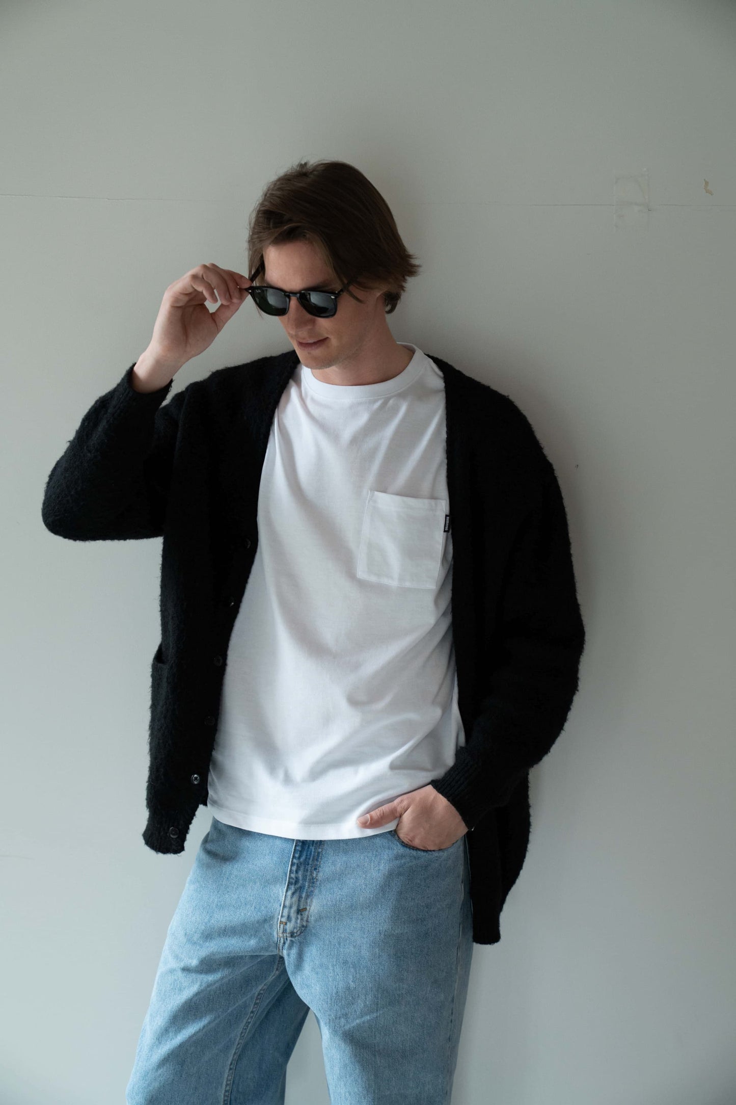 N6 Long sleeve Pocket T-Shirts【WHITE】(N624-002)