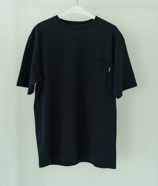 N6 Half sleeve Pocket T-Shirts【BLACK】(N624-001)