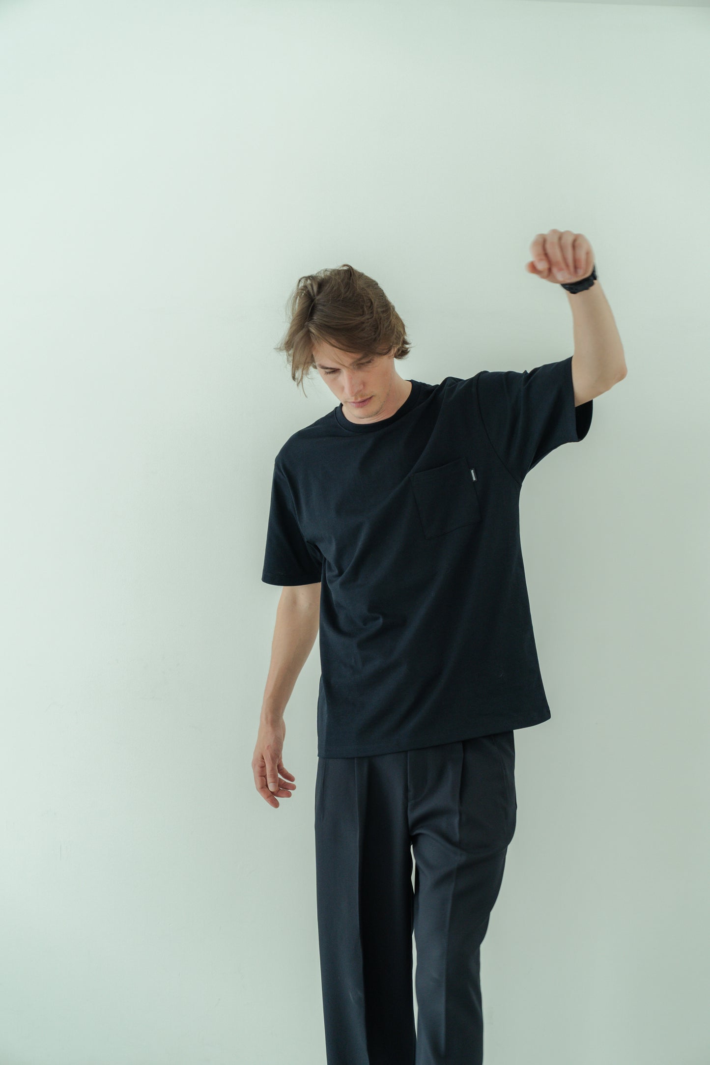 N6 Half sleeve T-Shirts【BLACK】(N623-001)