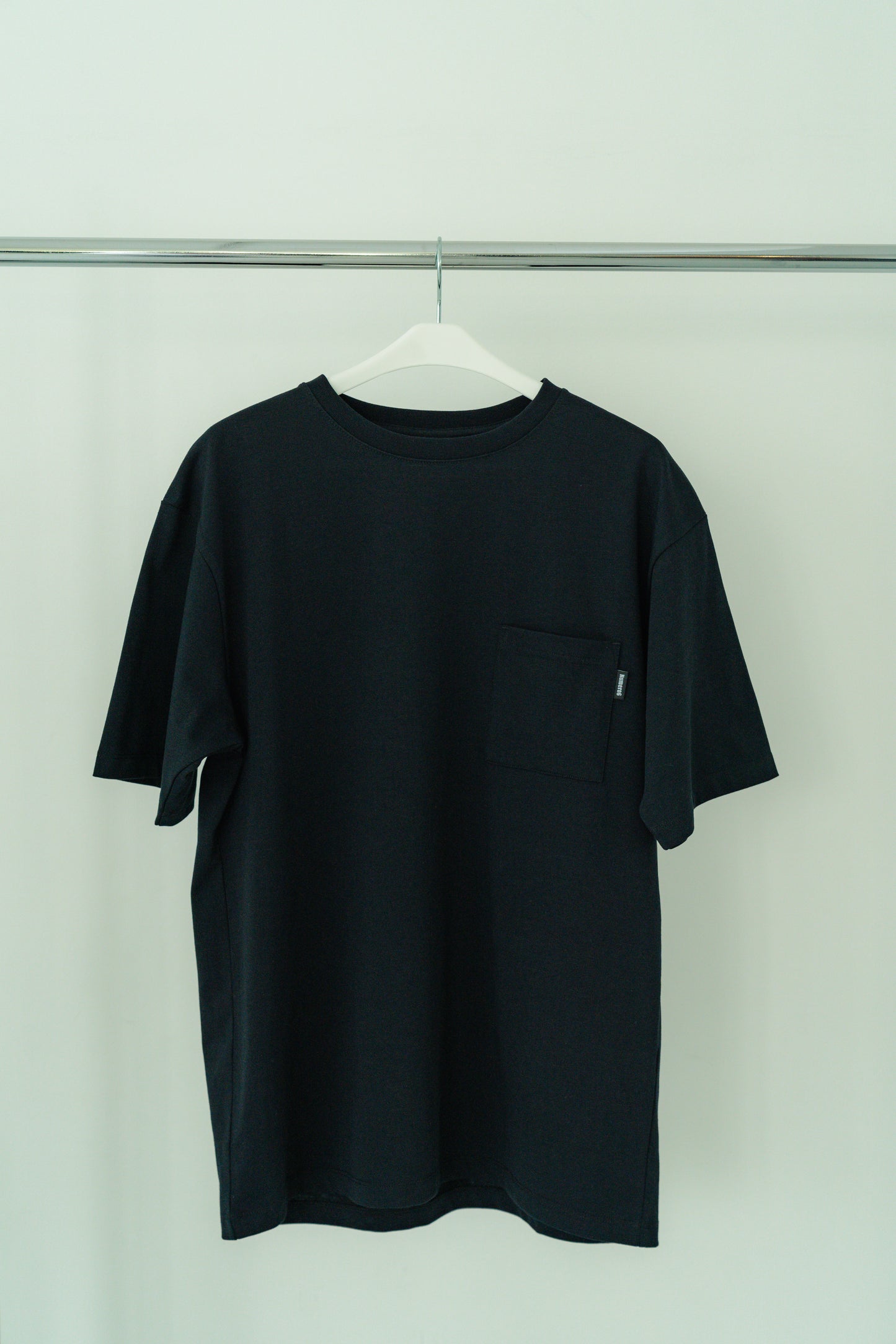 N6 Half sleeve Pocket T-Shirts【BLACK】(N624-001)