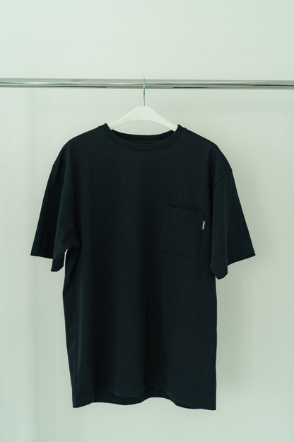 N6 Half sleeve Pocket T-Shirts【BLACK】(N624-001)