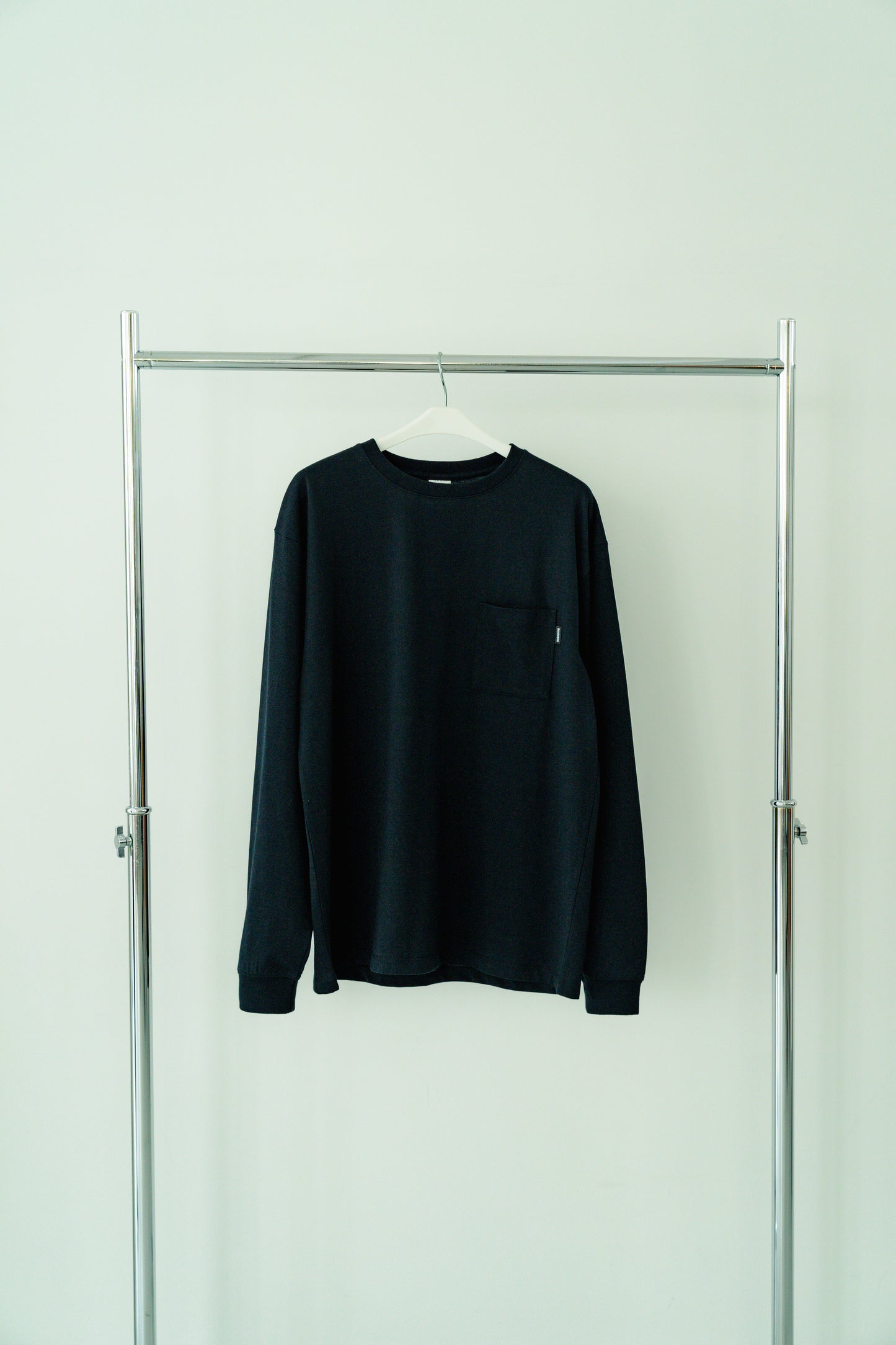 N6 Long sleeve Pocket T-Shirts【BLACK】(N624-002)