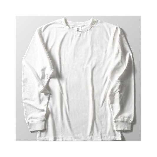 高機能ヘビーウェイトTシャツ【長袖】【WHITE】