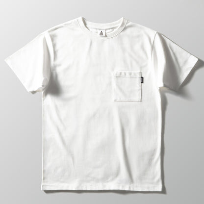 高機能ヘビーウェイトポケットTシャツ【半袖】【WHITE】