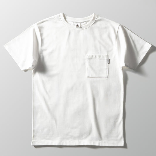 高機能ヘビーウェイトポケットTシャツ【半袖】【WHITE】
