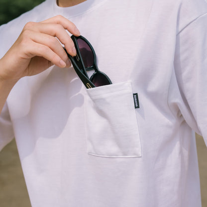 高機能ヘビーウェイトポケットTシャツ【半袖】【WHITE】