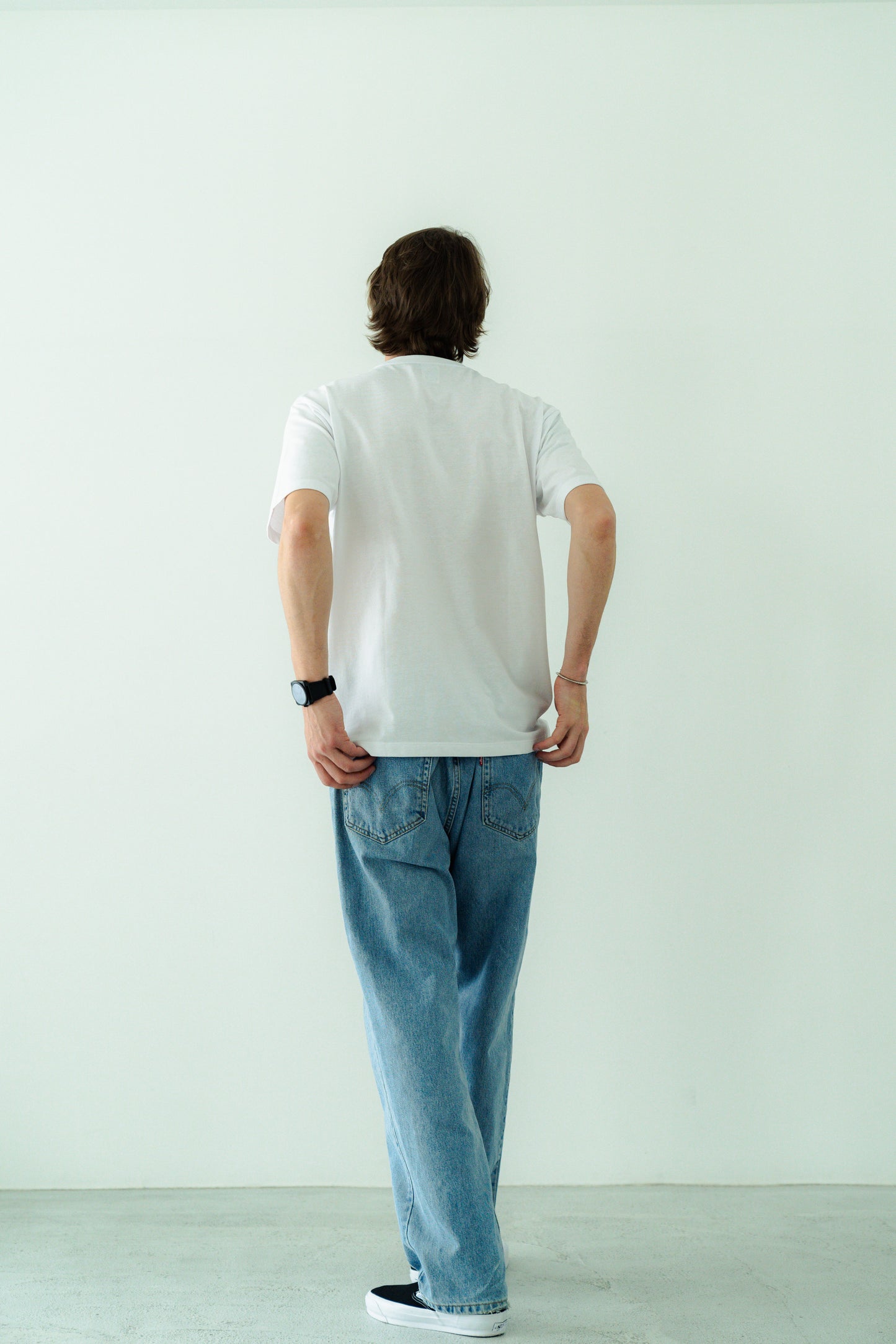 N6 Half sleeve Pocket T-Shirts【WHITE】(N624-001)