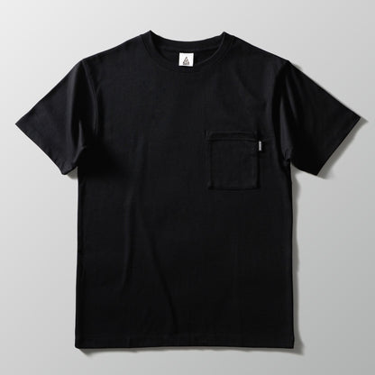 高機能ヘビーウェイトポケットTシャツ【半袖】【BLACK】