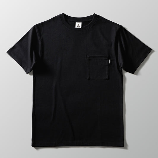 高機能ヘビーウェイトポケットTシャツ【半袖】【BLACK】
