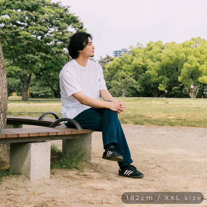 高機能ヘビーウェイトポケットTシャツ【半袖】【WHITE】