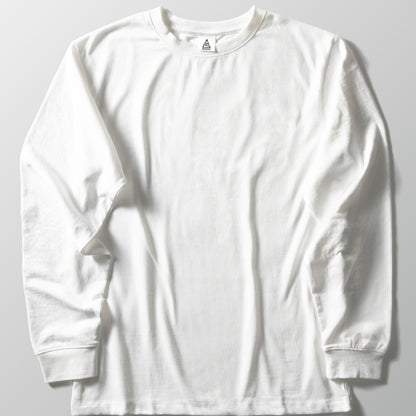 高機能ヘビーウェイトTシャツ【長袖】【WHITE】