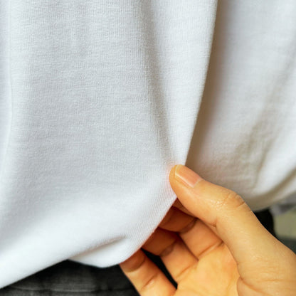 高機能ヘビーウェイトTシャツ【長袖】【WHITE】