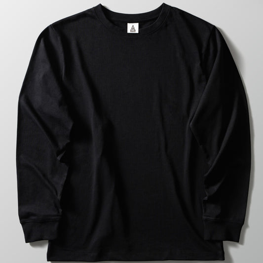 高機能ヘビーウェイトTシャツ【長袖】【BLACK】