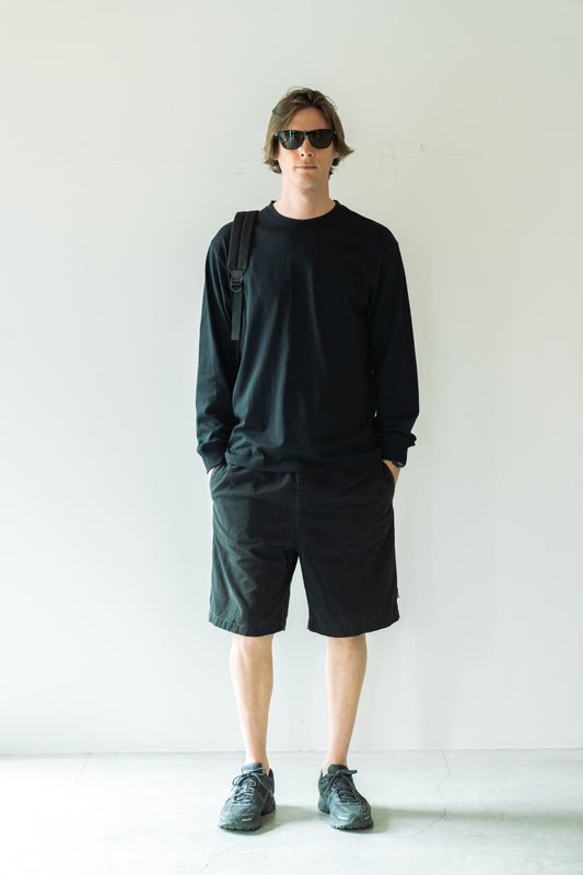 高機能ヘビーウェイトTシャツ【長袖】【BLACK】